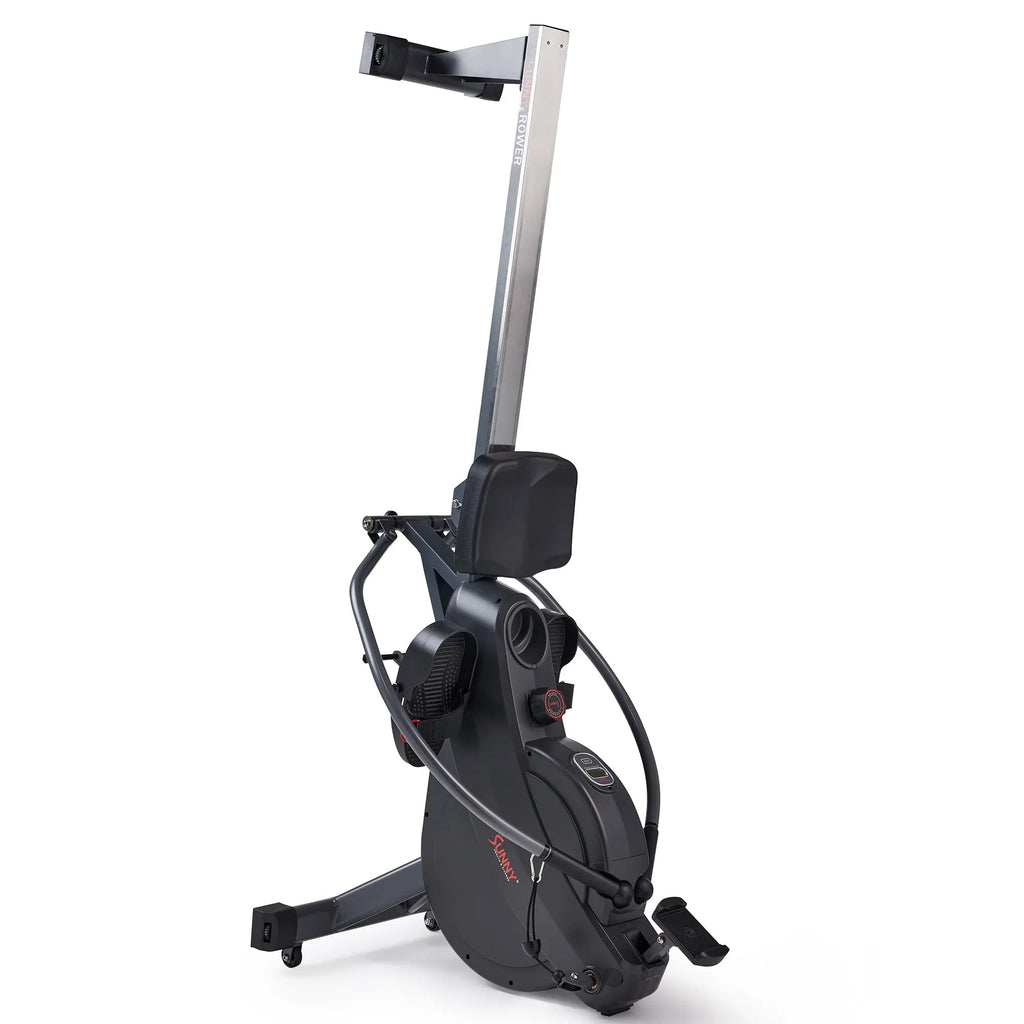 Sunny Health & Fitness MotionMax SMART Magnetic Rowing Machine, 16-Level Resistance, 51 in Rail - SF-RW522067
