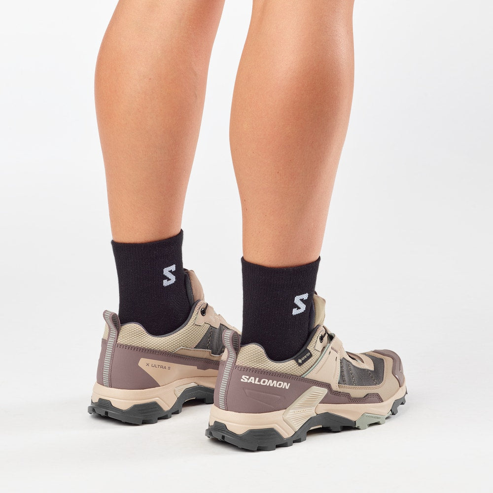 Women's Waterproof Hiking Shoes - Brown