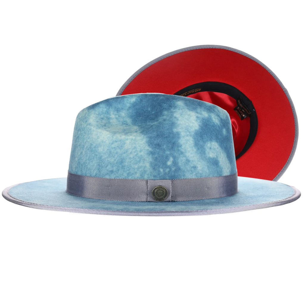9 Colors-Bruno Capelo Monarch Red Bottom Wide Brim Wool Fedora