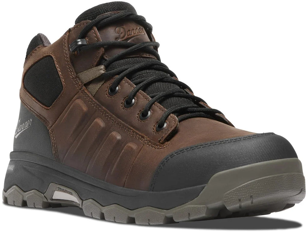 Men's Waterproof Work Boot - Brown/Olive