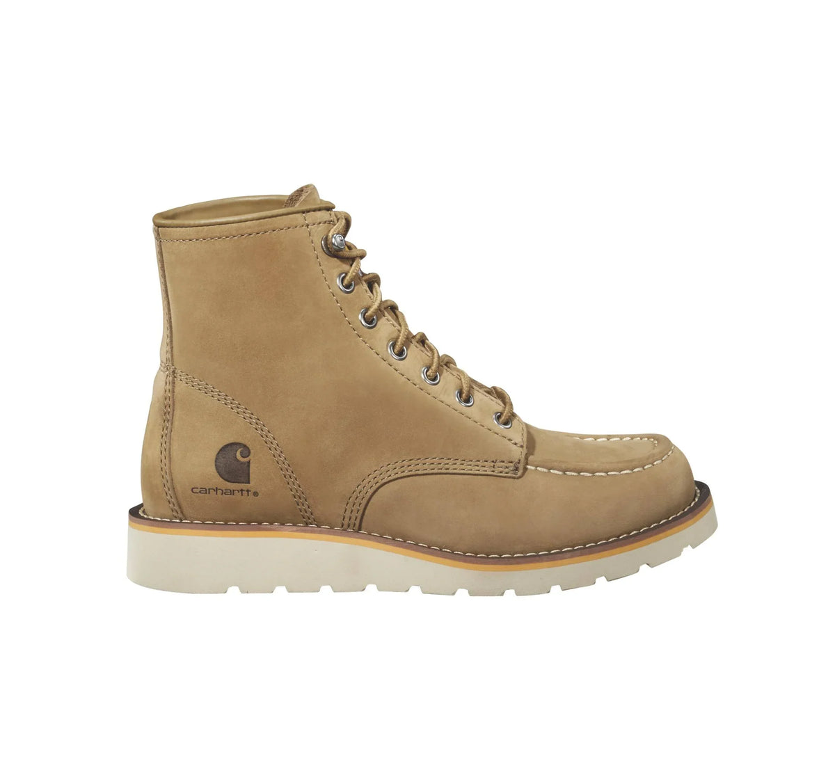 Women's 6-Inch Moc Toe Wedge Boot - Hickory
