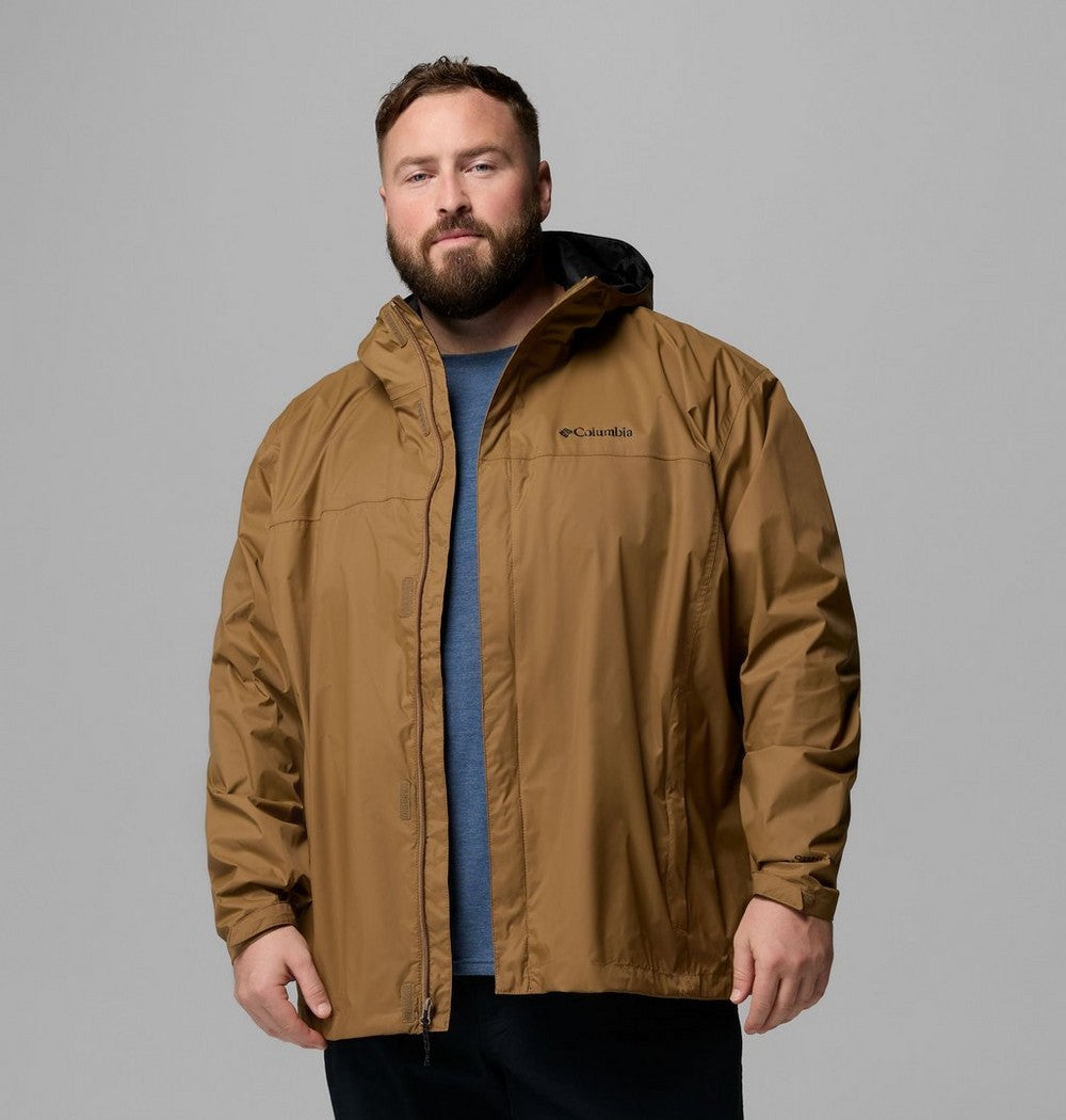 Men's Big Seam-Sealed Rain Jacket - Blue