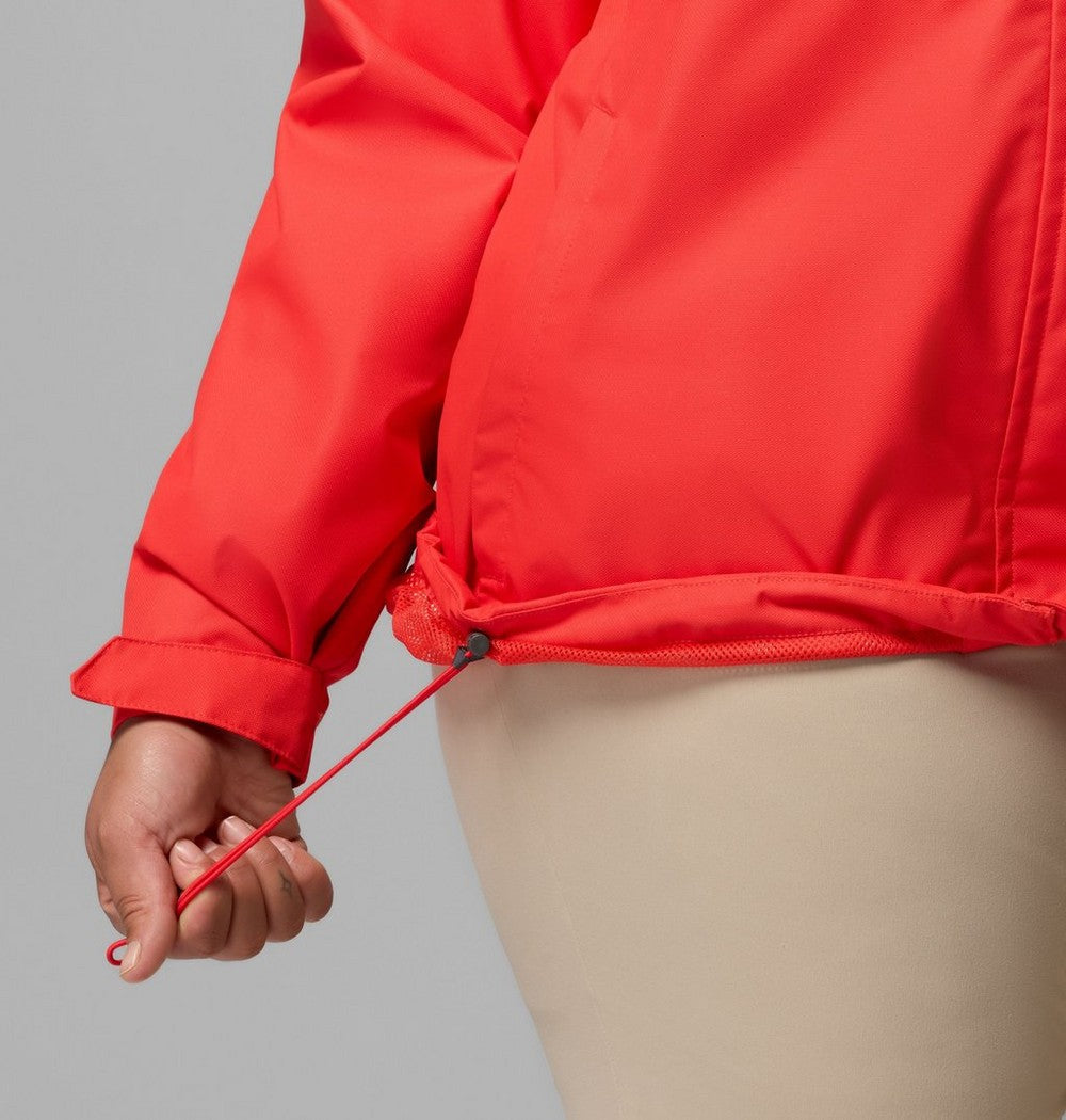 Women's Plus Size Waterproof Rain Jacket - Navy