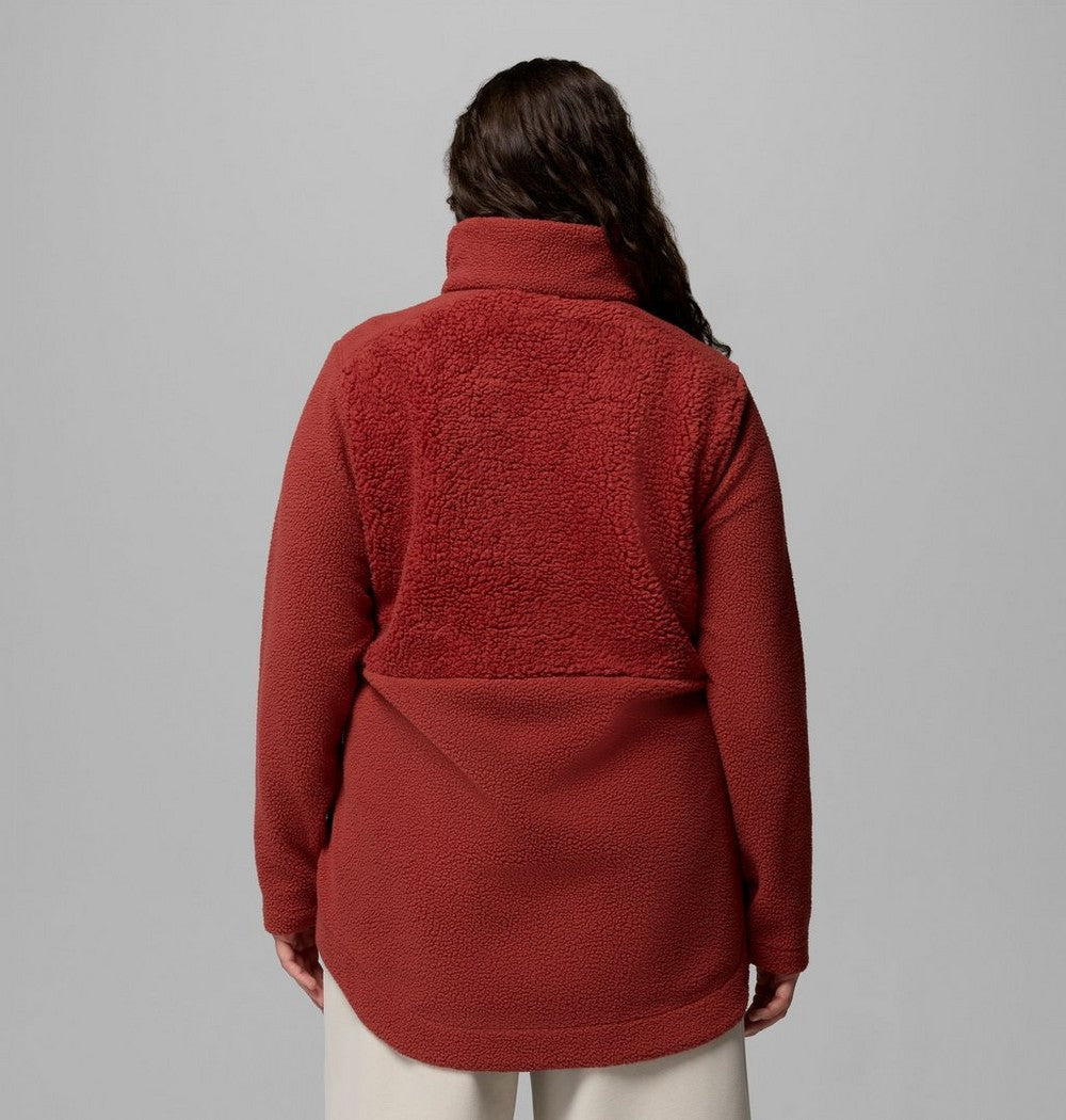 Women's Plus Sherpa Full-Zip Fleece - Grey