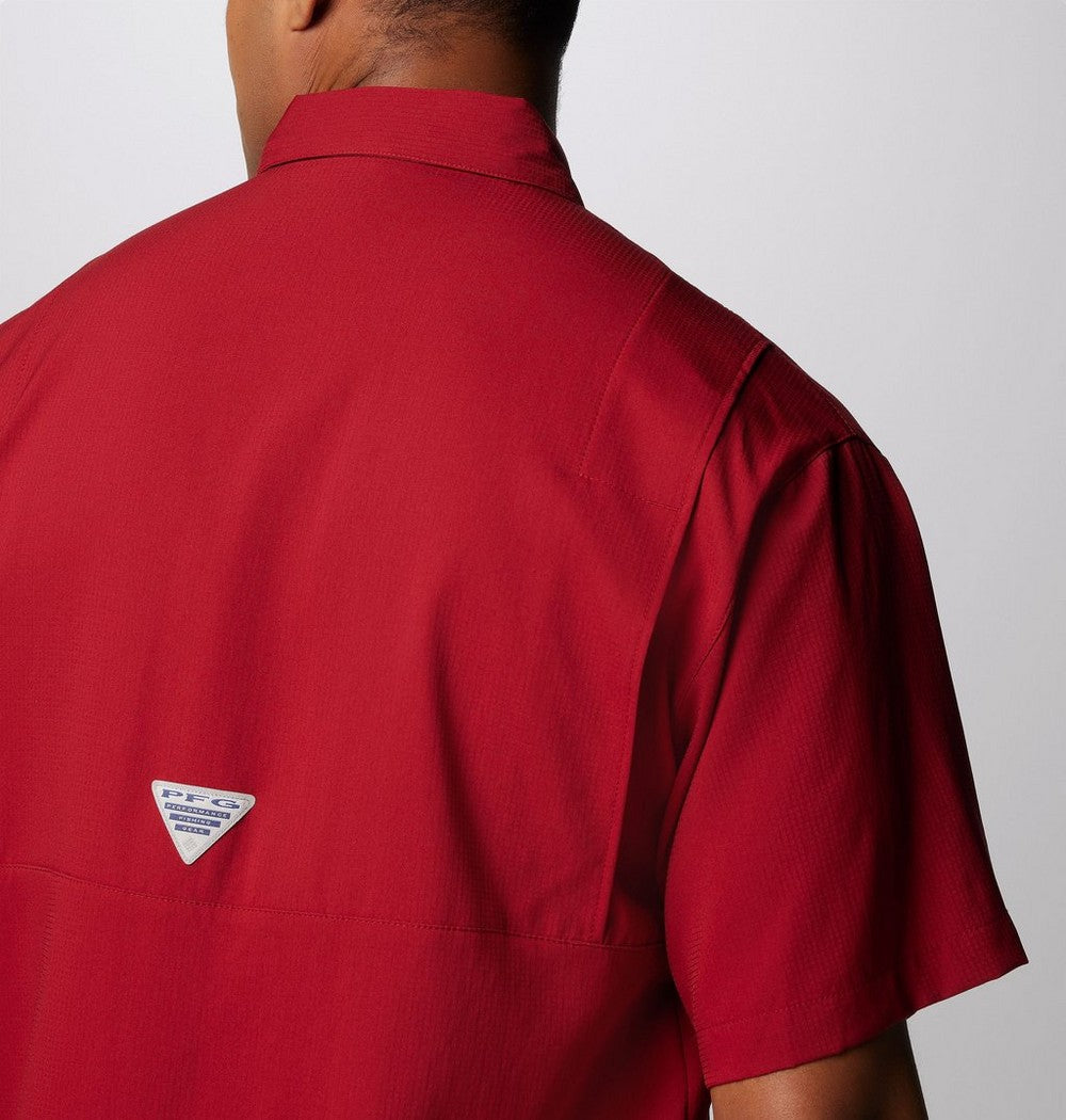 Men's Short-Sleeve Fishing Shirt - Blue
