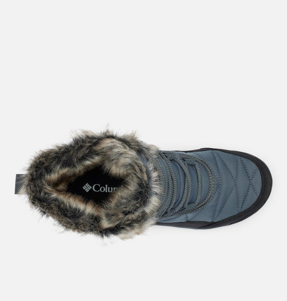 Women's Insulated Winter Ankle Boot - Gray Purple
