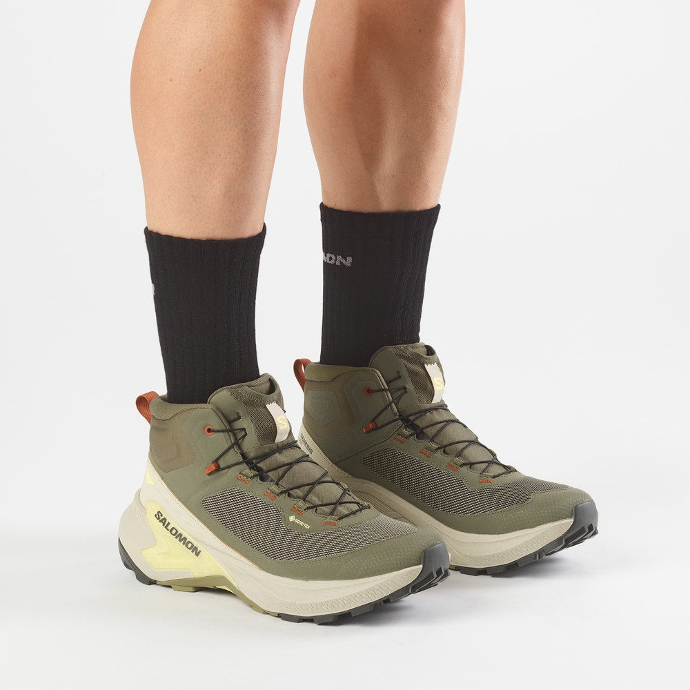 Men's Waterproof Mid Hiking Shoes - Olive
