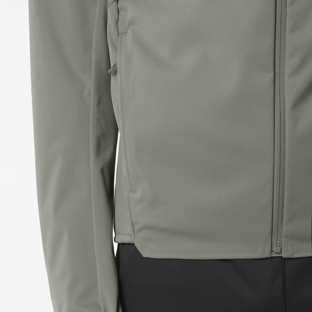 Men's Wind-Resistant Running Softshell Jacket - Black