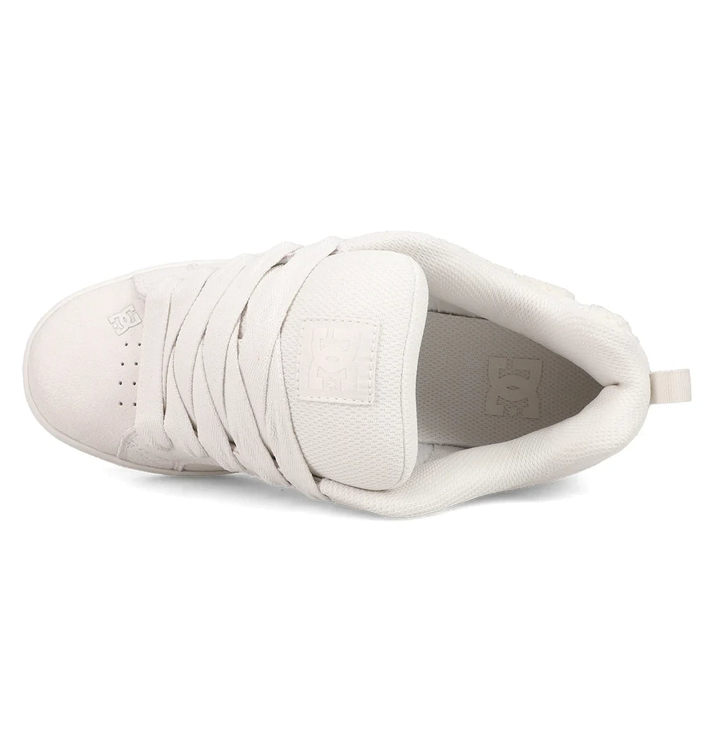 Women's Suede Padded Sneaker - Off White Gum