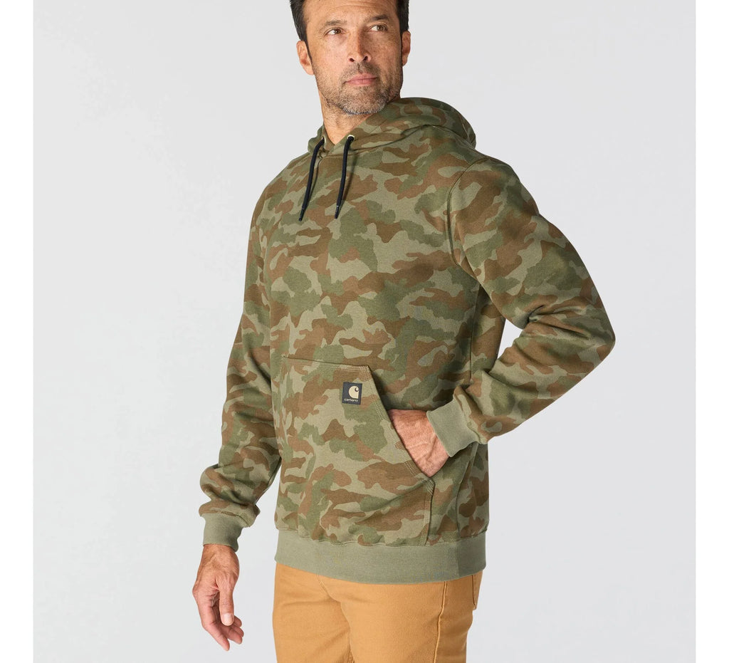 Men's Camo Pullover Hoodie - Green