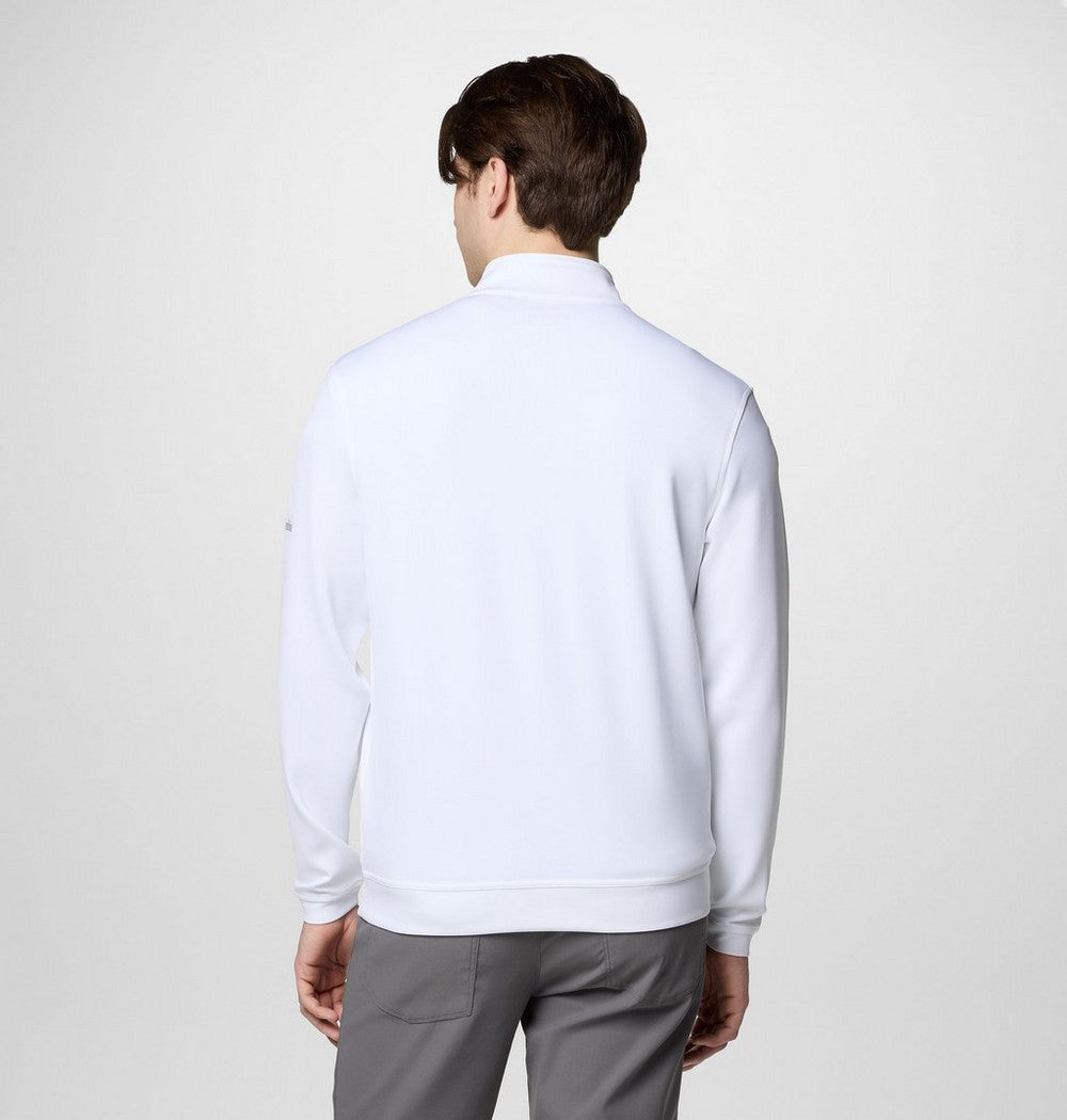 Men's UPF 30 Quarter-Zip Pullover - Peach