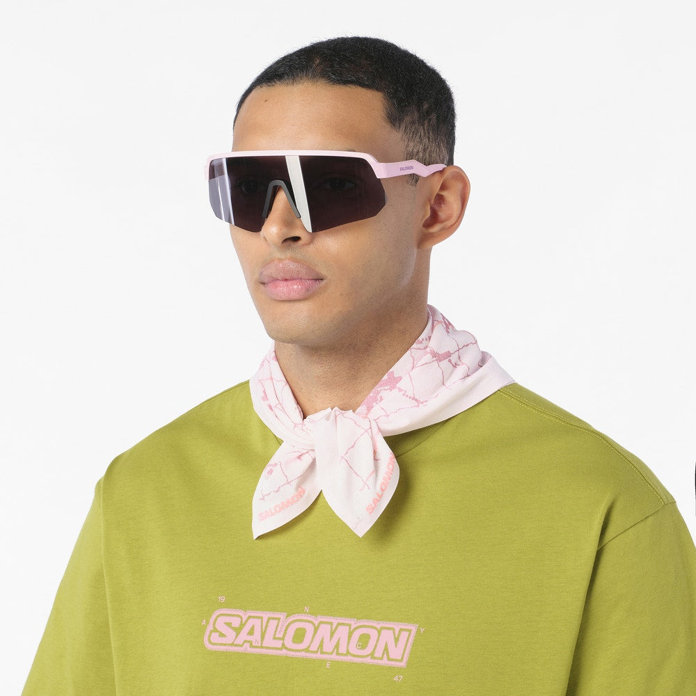 Graphic Polyester Bandana - Burnt Umber