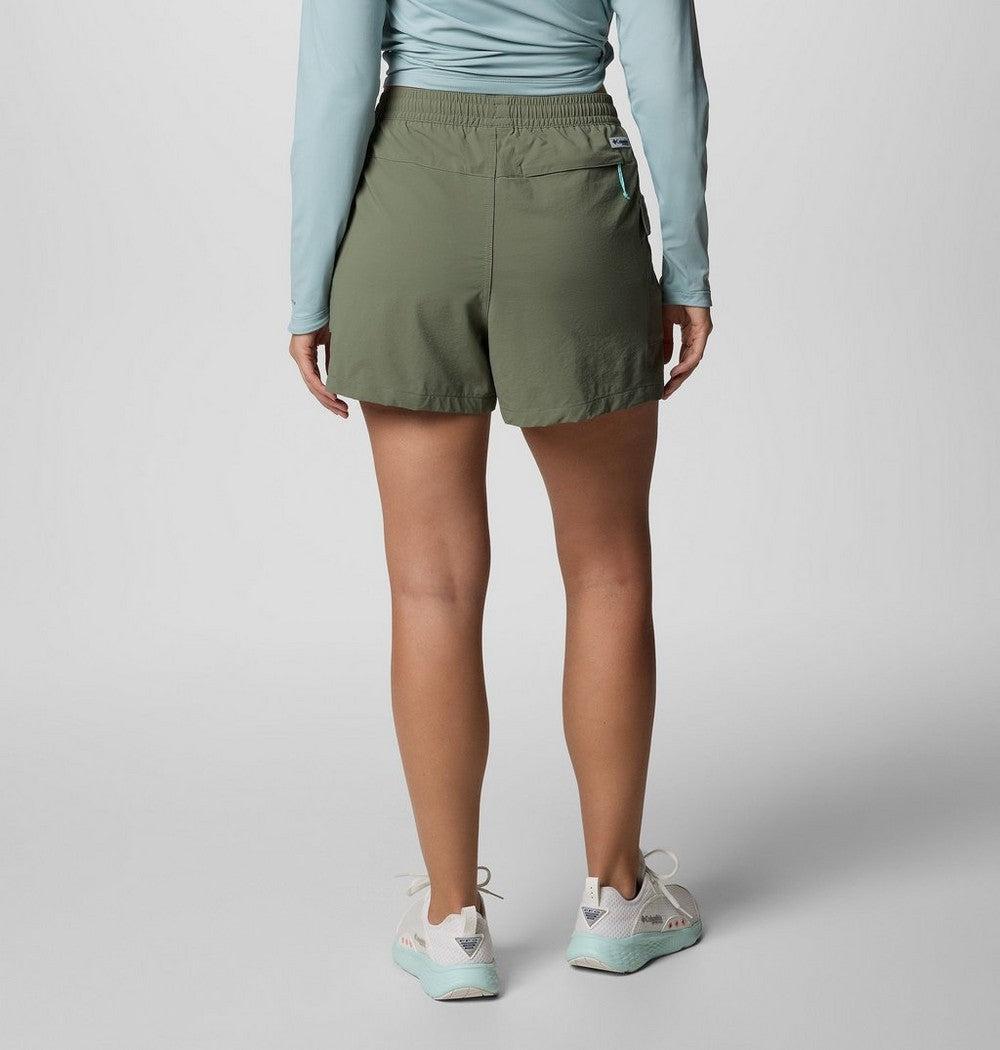 Women's Stretch Fishing Shorts - Green