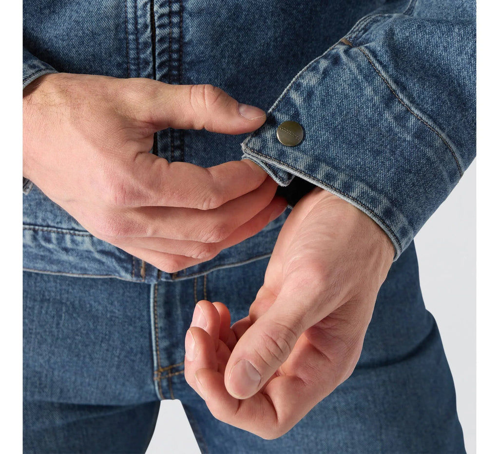 Men's Stretch Denim Work Jacket - Blue