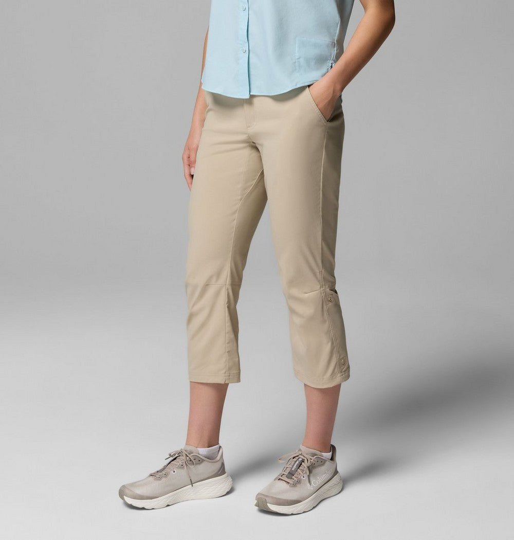 Women's UPF 50 Hiking Capris - Tan