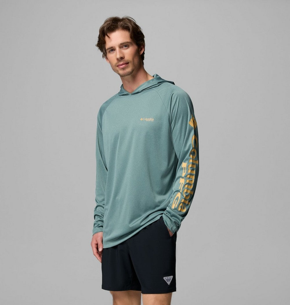 Men's Long-Sleeve Sun Hoodie - Gray