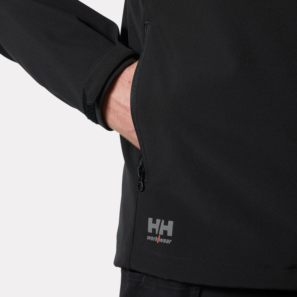 Three-Layer Softshell Work Jacket - Navy
