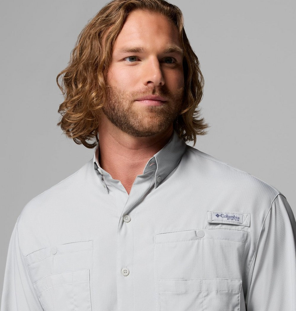 Men's Long-Sleeve Fishing Shirt - Teal