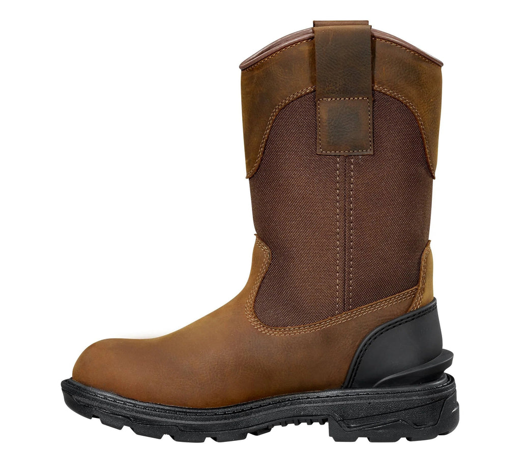 Women's 11-Inch Waterproof Pull-On Work Boot - Brown