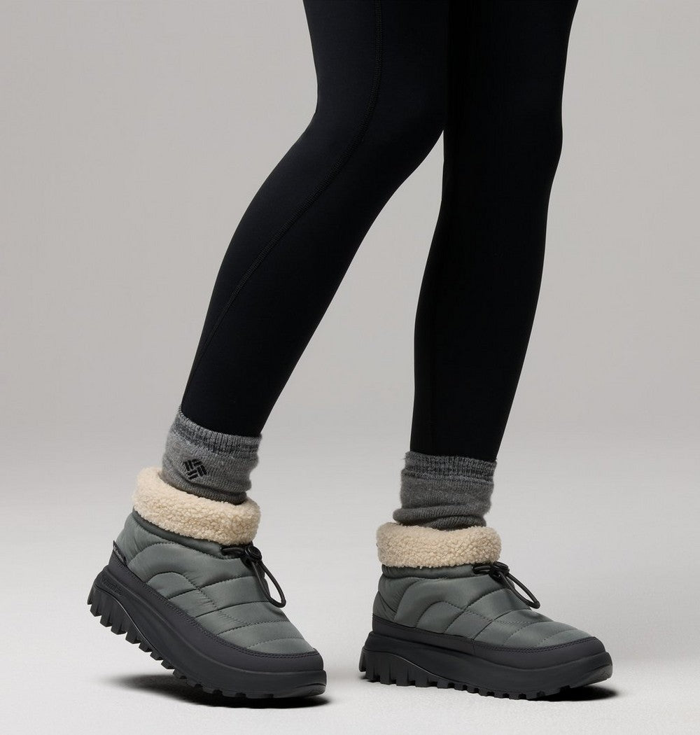 Women's Wide Insulated Short Winter Boot - Grey