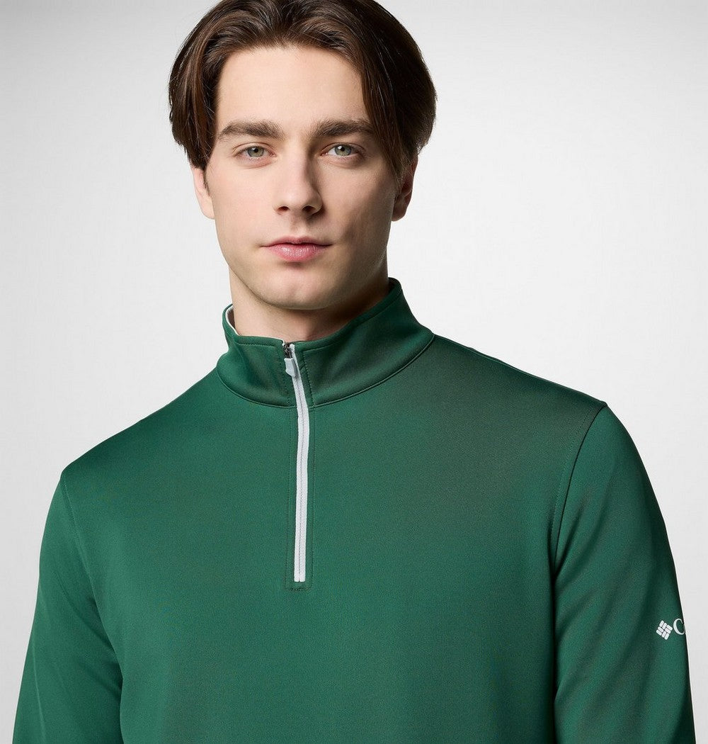 Men's UPF 30 Quarter-Zip Pullover - Peach