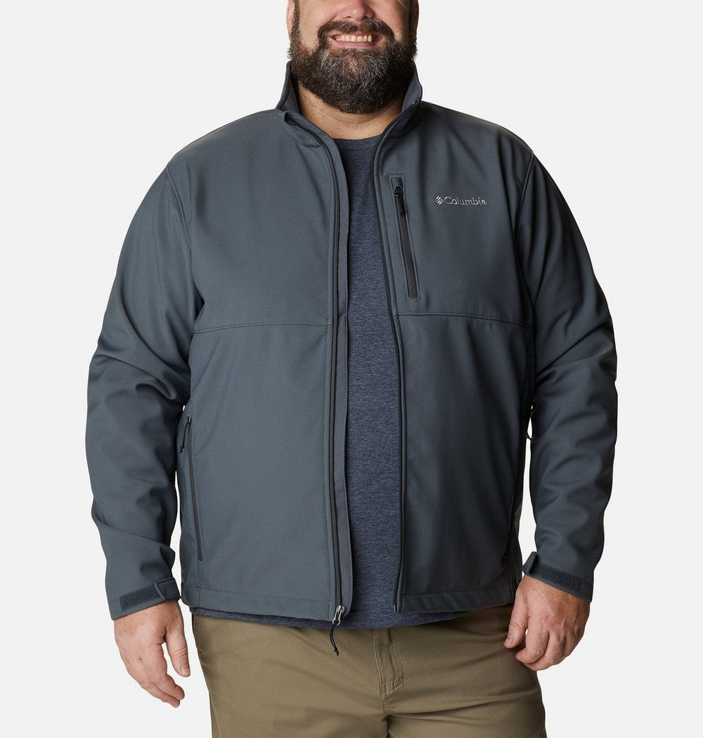Men's Big Softshell Jacket - Grey