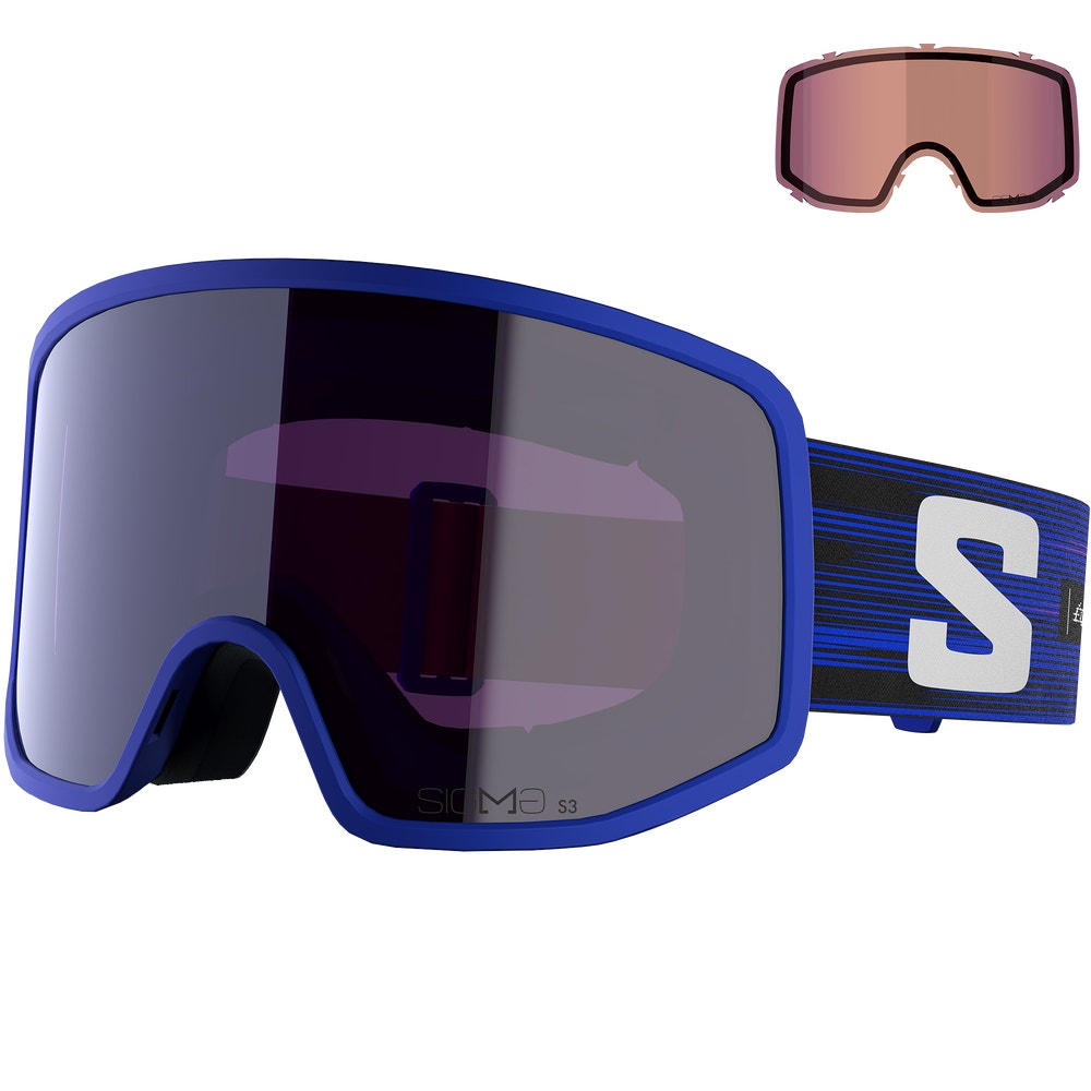 Small-Fit Snow Goggles With Extra Lens - Pink