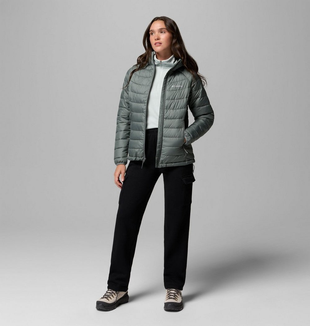 Women's Hooded Puffer Jacket - Navy