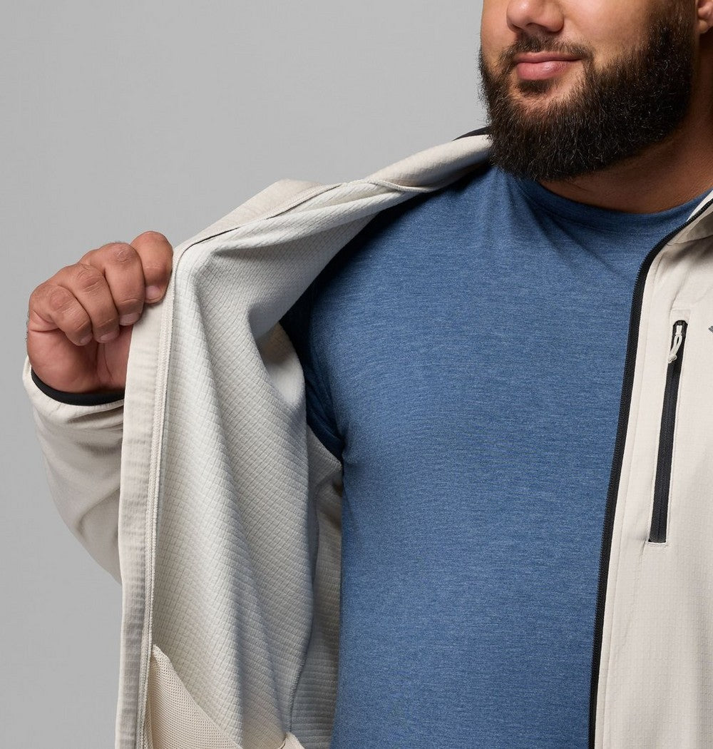 Men's Big Grid Fleece Full-Zip Jacket - Green