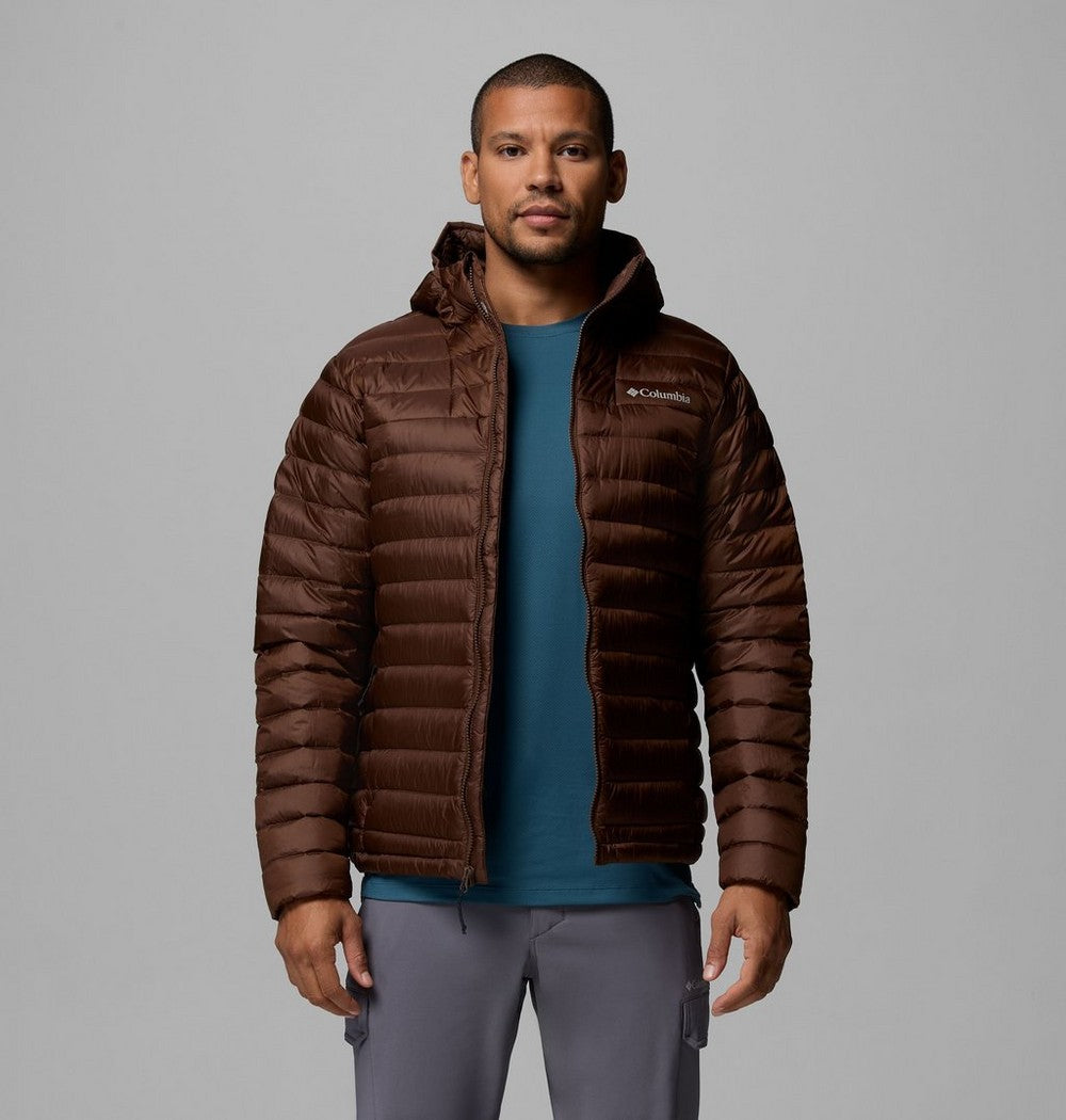 Men's Packable Down Hooded Jacket - Blue