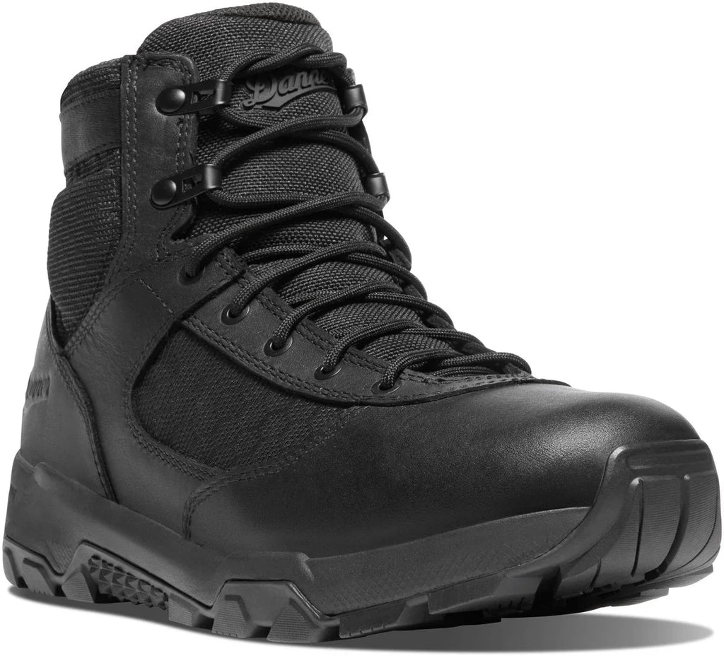 Men's Waterproof Side-Zip Duty Boot - Black