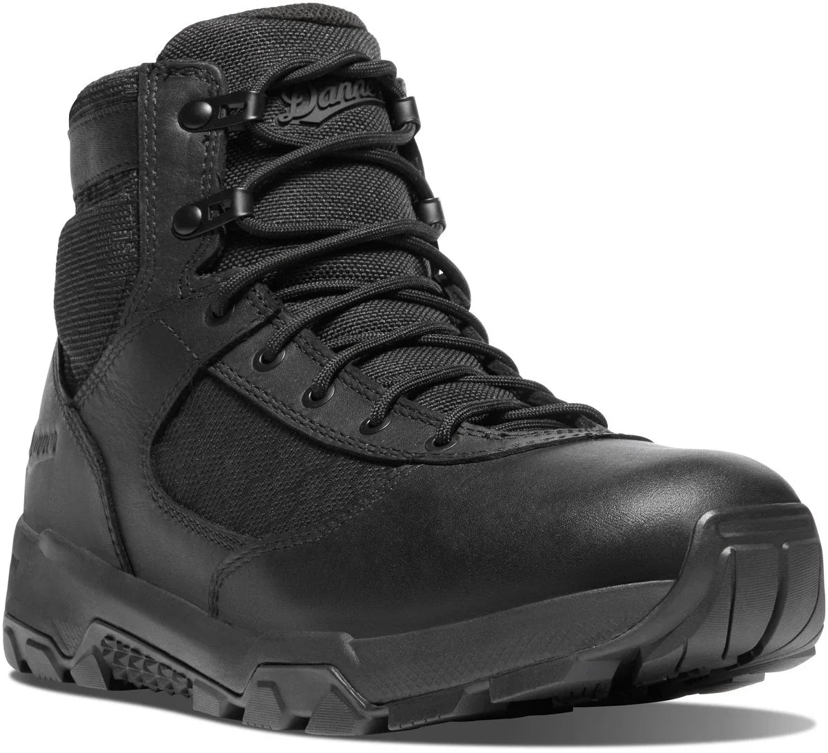 Men's Waterproof Side-Zip Duty Boot - Black