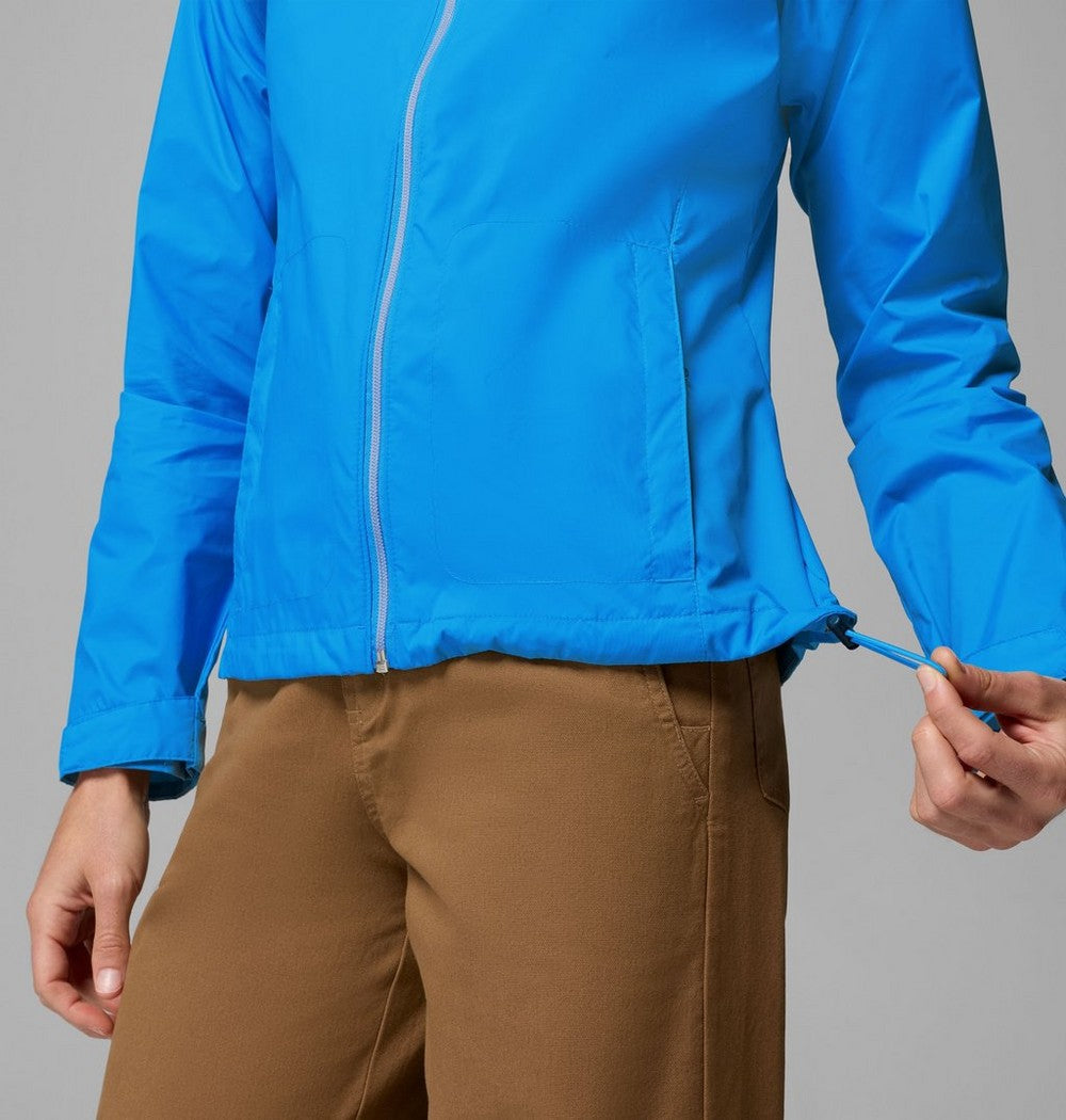 Women's Packable Water-Repellent Jacket - Blue