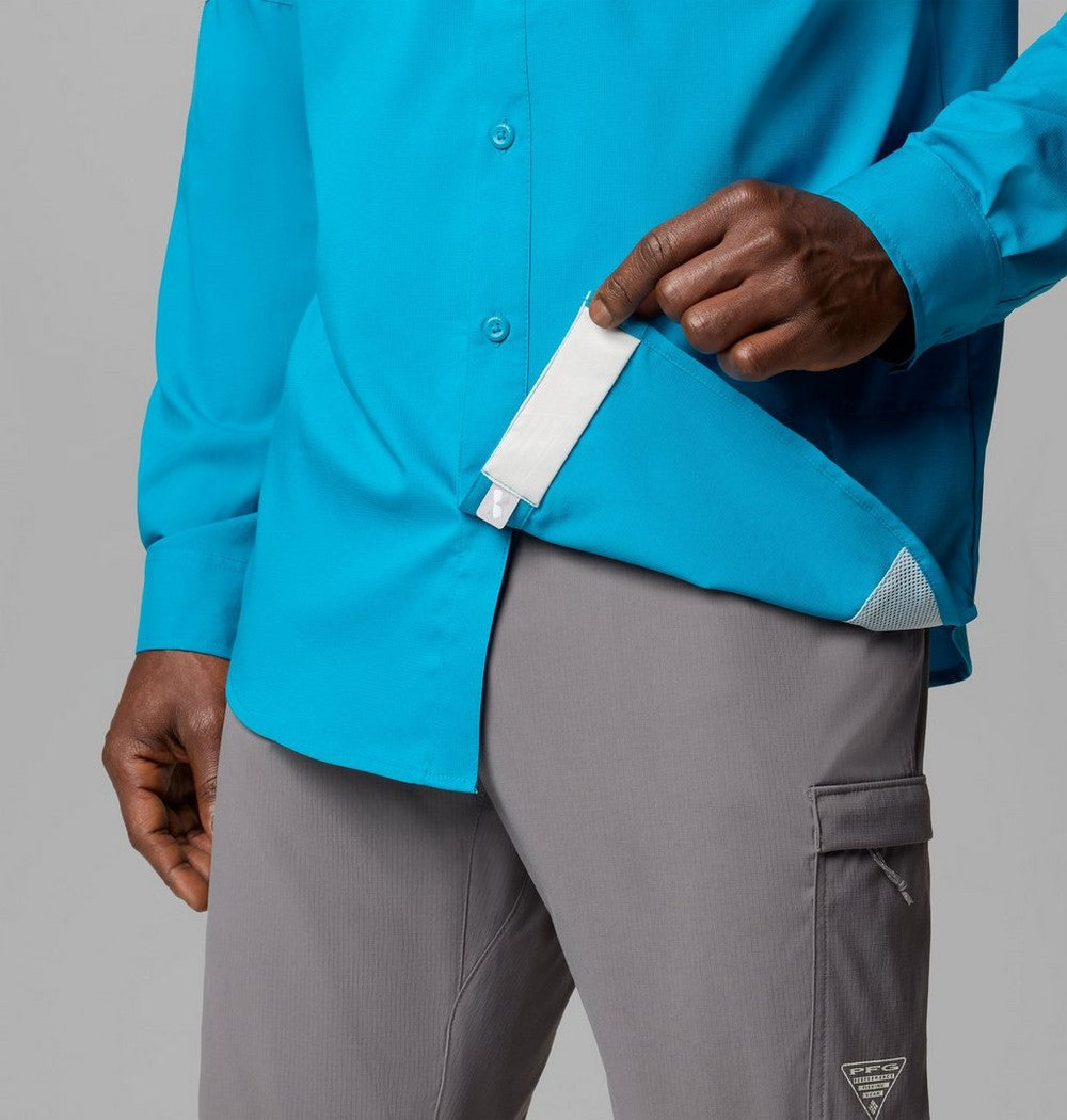 Men's Long Sleeve Fishing Shirt - White
