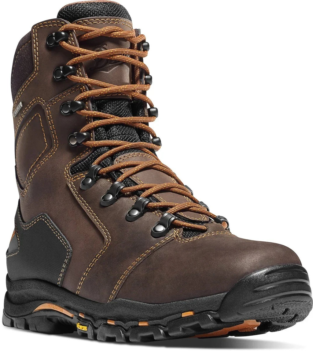 8-Inch Waterproof Composite Toe Work Boot - Brown