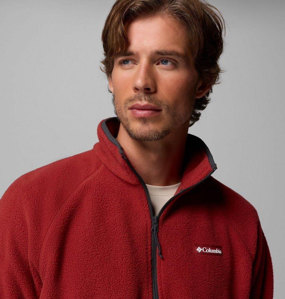 Men's Fleece Half-Zip Pullover - Dark Grey