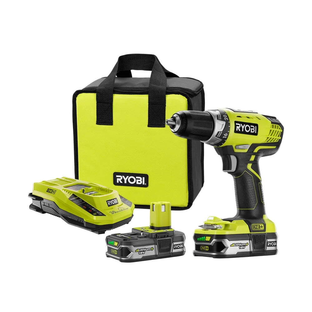 18V Compact Cordless Drill Driver Kit
