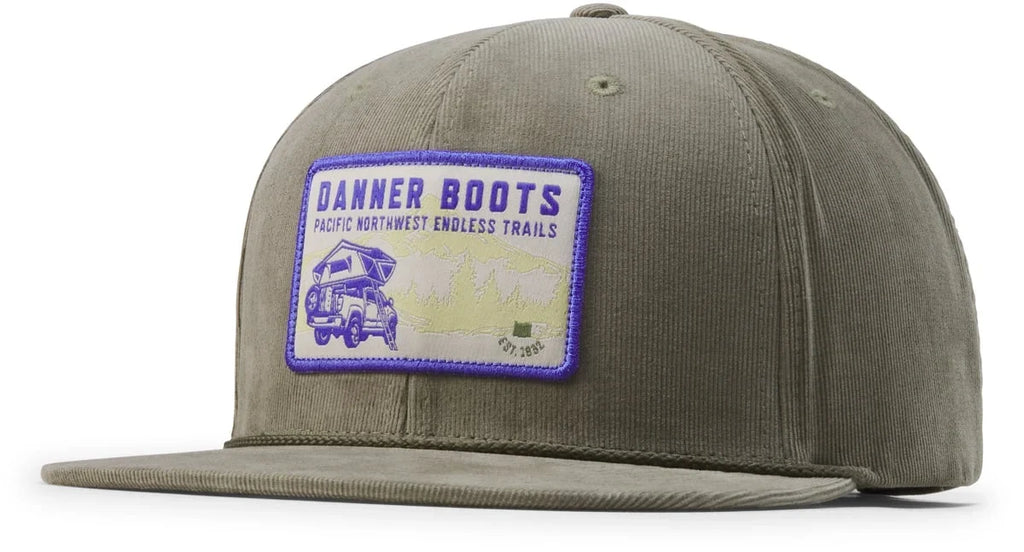 Cotton Corduroy Cap - Olive
