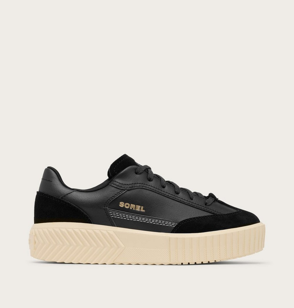 Women's T-Toe Leather Sneaker - Green