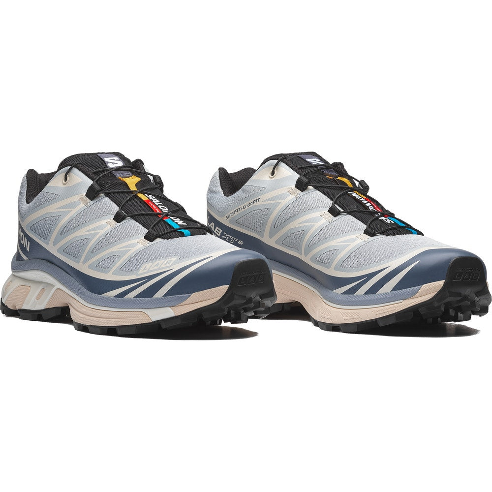 Mesh Trail-Inspired Sneakers - Gray