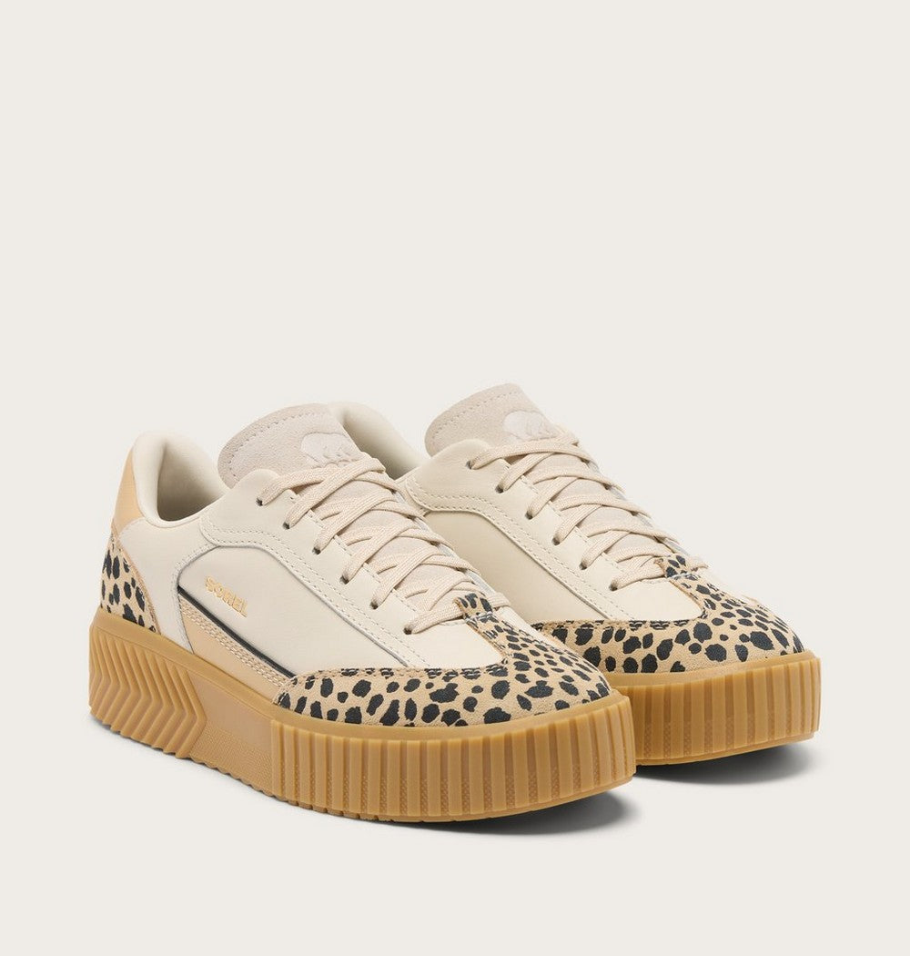 Women's T-Toe Leather Sneaker - Green