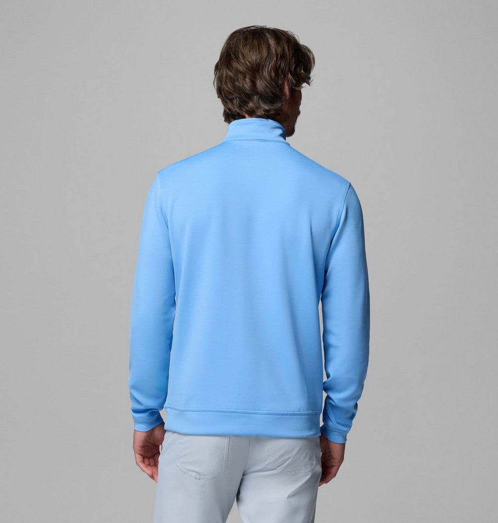 Men's UPF 30 Quarter-Zip Pullover - Peach