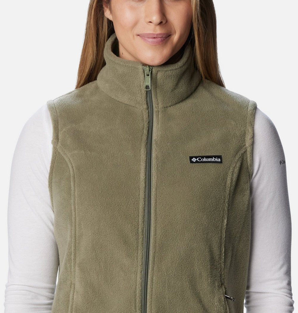 Women's Fleece Vest - Chalk