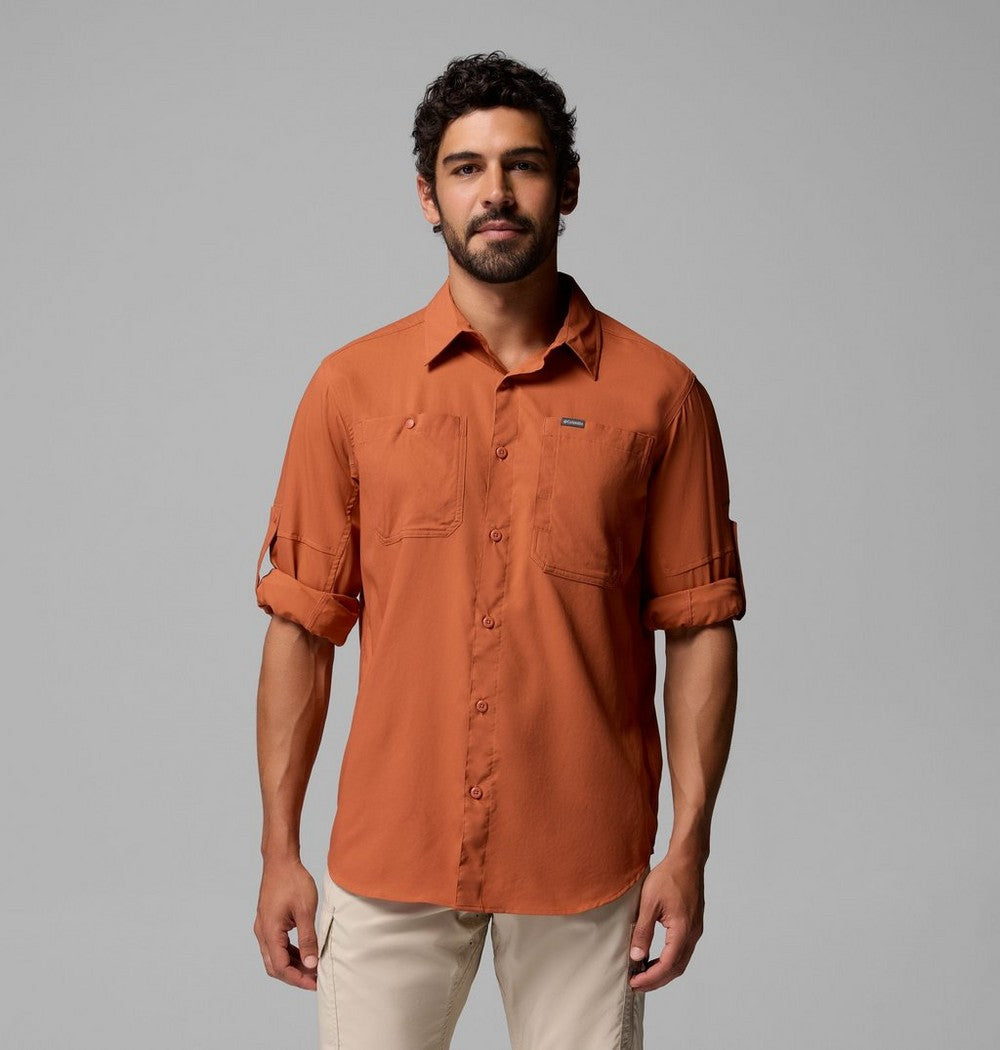 Men's UPF 100 Utility Long Sleeve Shirt - Gray