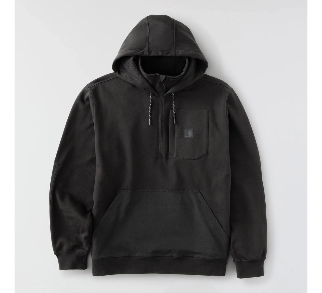 Men's Water-Repellent Reinforced Hoodie - Black