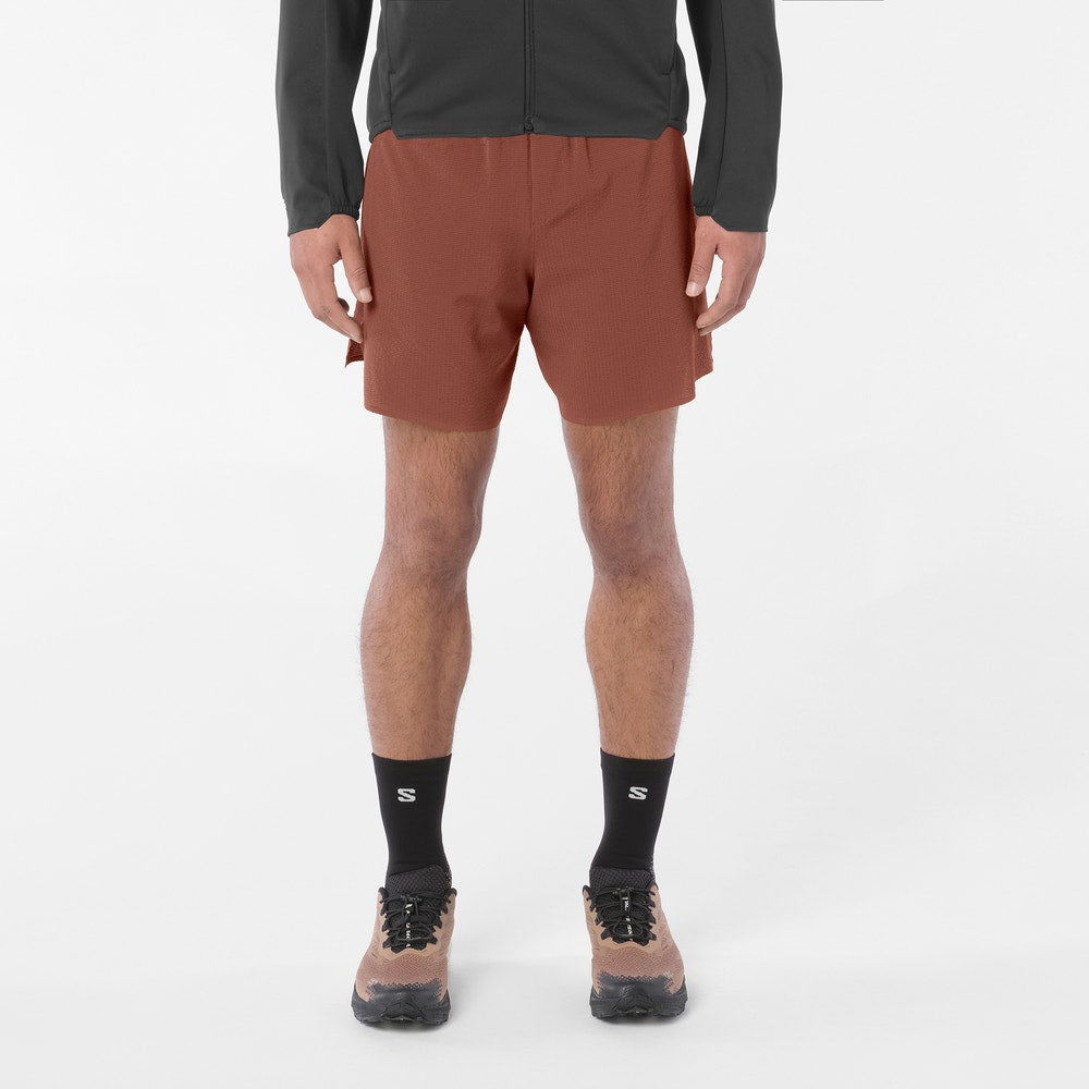Men's 7-Inch Running Shorts - Burnt Umber