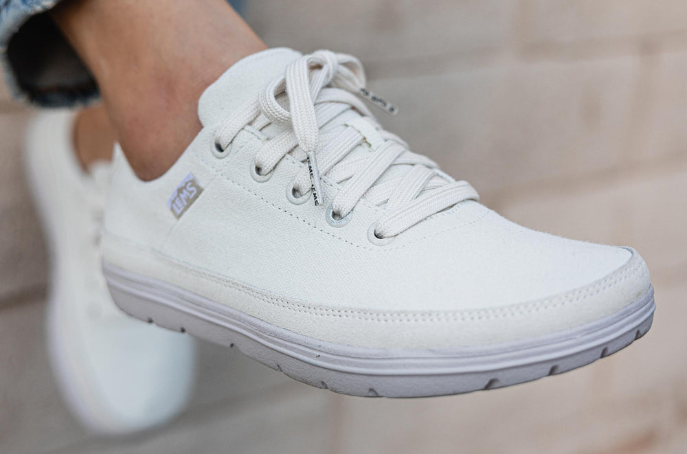 Women's Canvas & Wool Sneaker - Vanilla