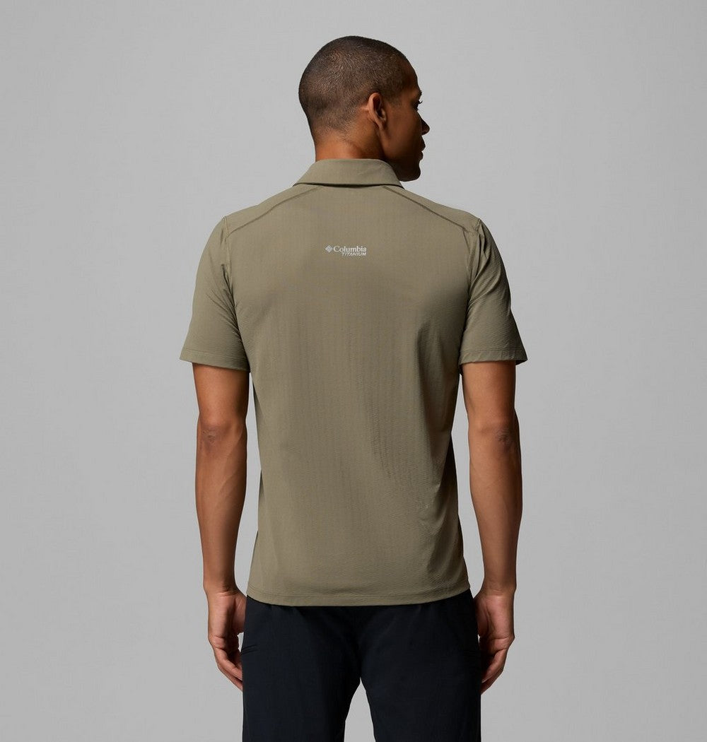 Men's Cooling Sun Protection Polo - Green