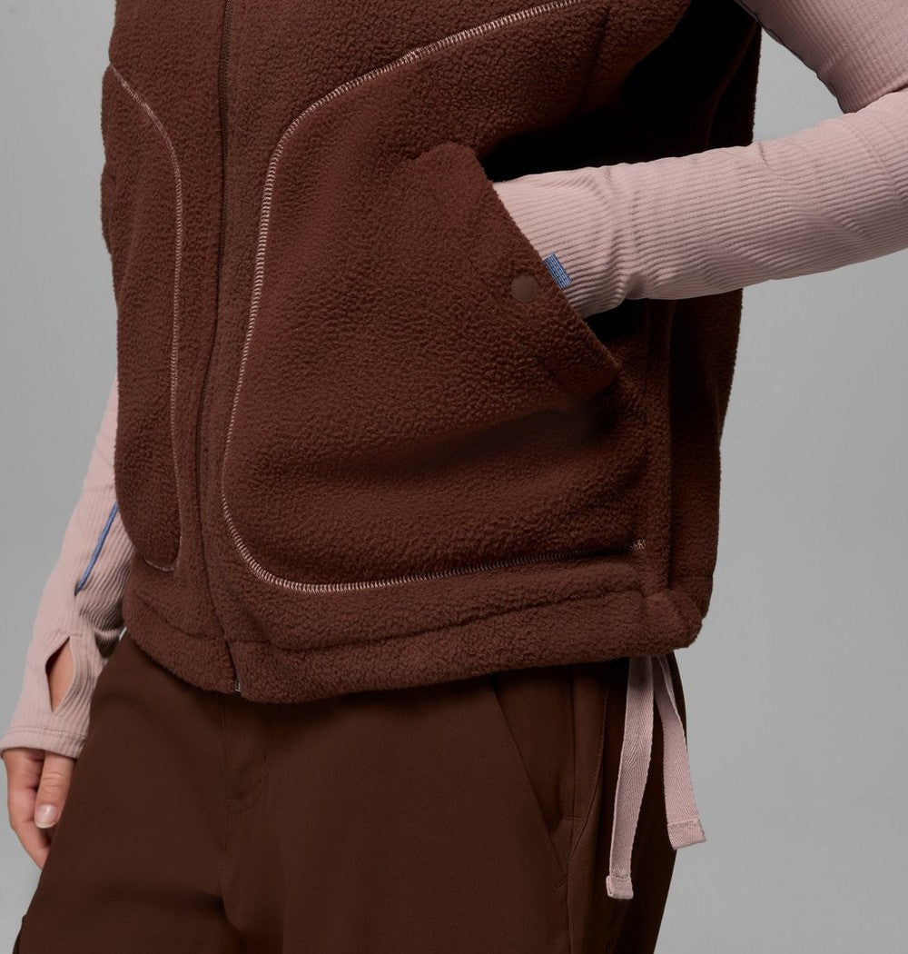 Women's Relaxed Fleece Vest - Blue