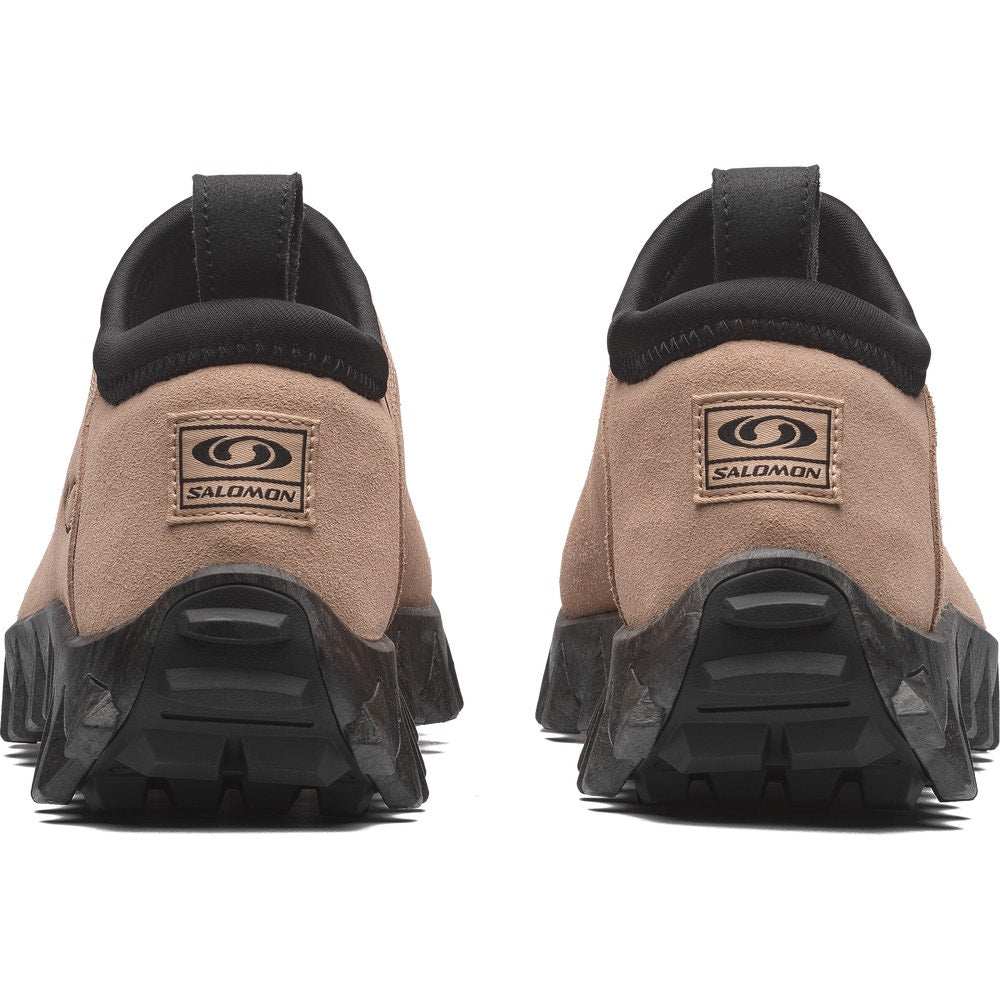 Suede Winter Slip-On Clog - Black